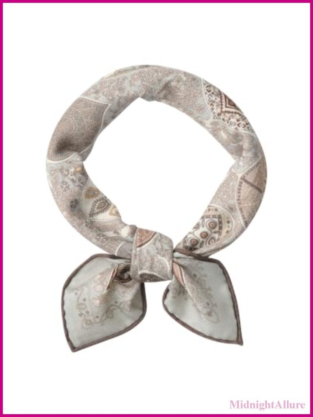 70% Wool 30% Silk Scarf Reversible Neck Scarf Hand-Rolled Edge 25.5"